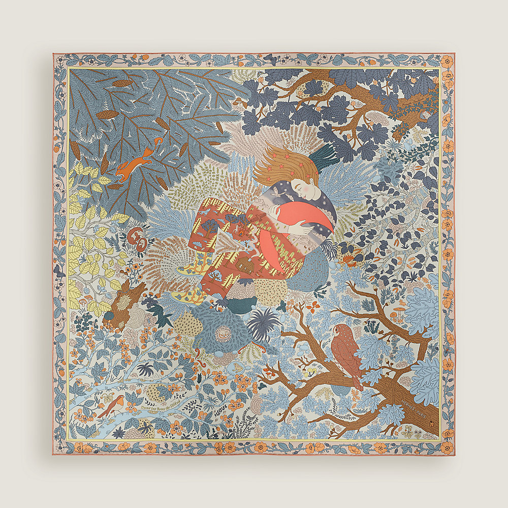 HERMES ダンスシーン シルクハンカチ 90cm HERMES エルメス カレ90 LA DANCE ラ ダンス バレリーナ シルク